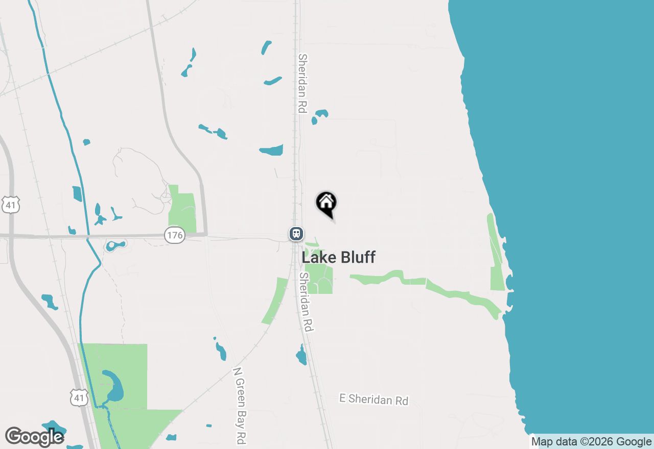 Map of 41 E North Avenue #4, Lake Bluff, IL 60044