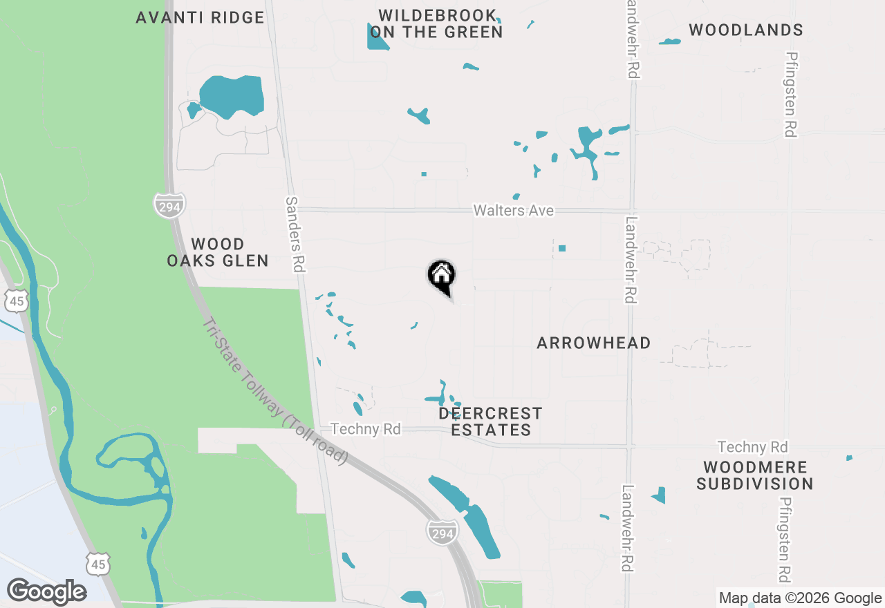 Map of 1671 Mission Hills Road #206, Northbrook, IL 60062