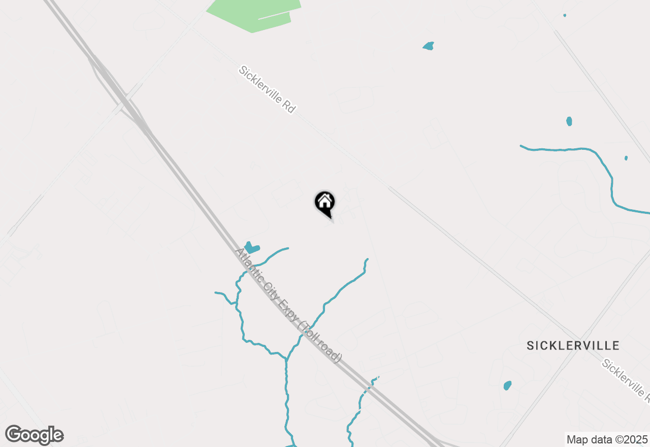 Map of 77 Kenwood Drive, Sicklerville, NJ 08081