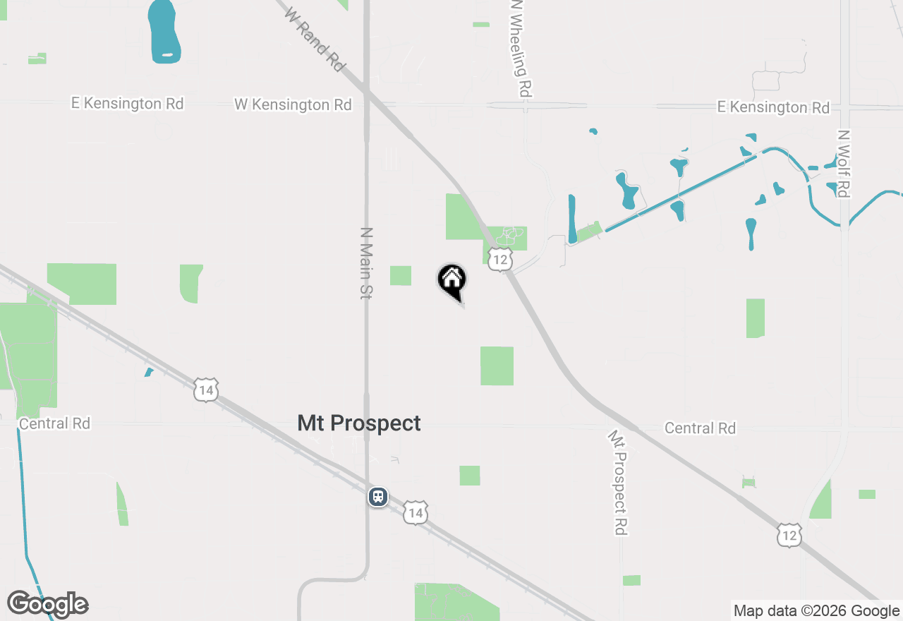 Map of 218 N School Street, Mount Prospect, IL 60056