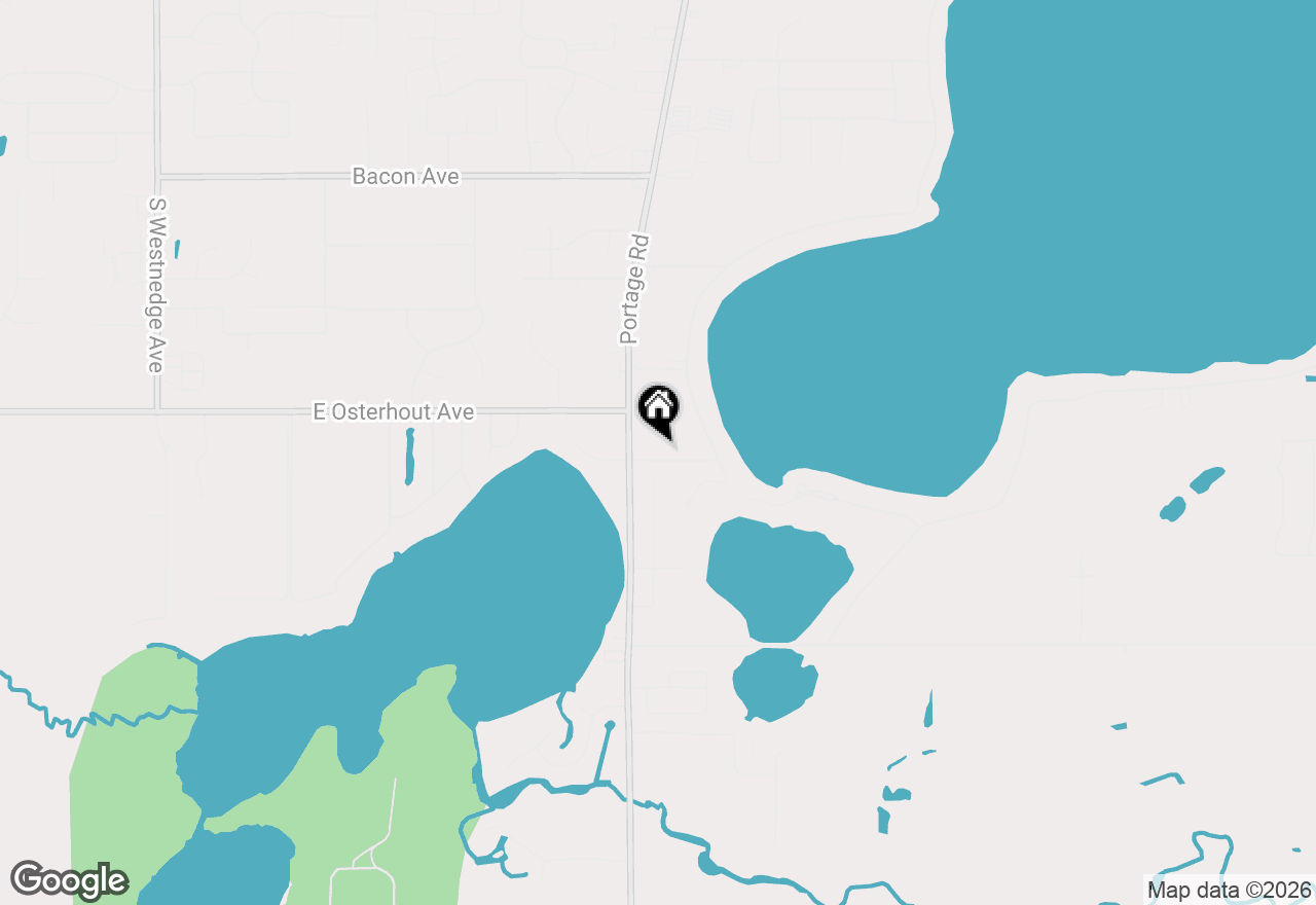 Map of 1729 Vickery Road, Portage, MI 49002