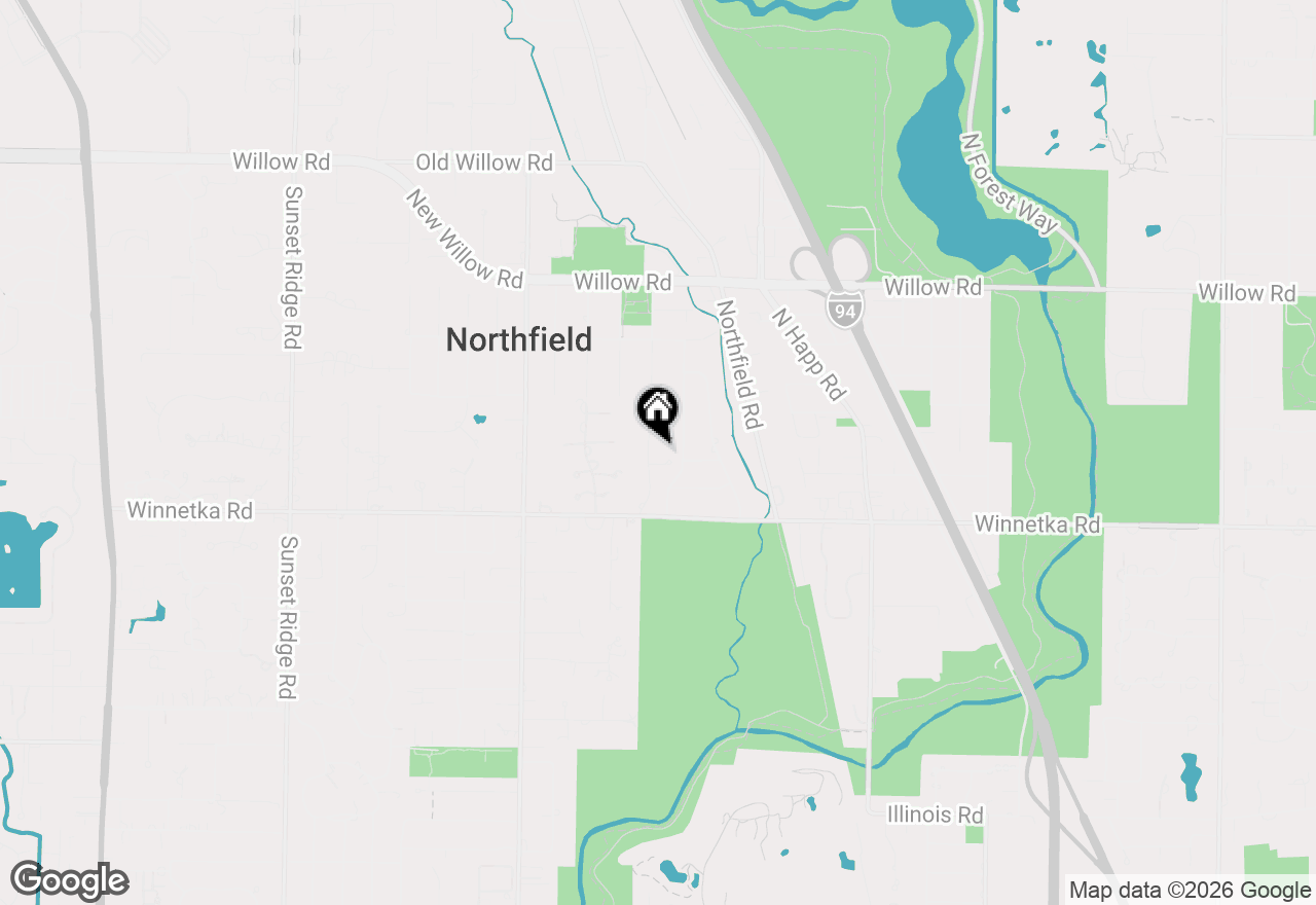 Map of 7 Bristol Road, Northfield, IL 60093