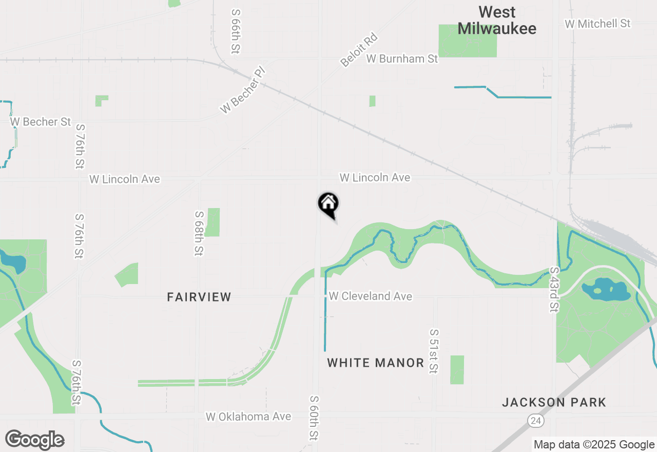 Map of 2451 S 59th St, West Allis, WI 53219