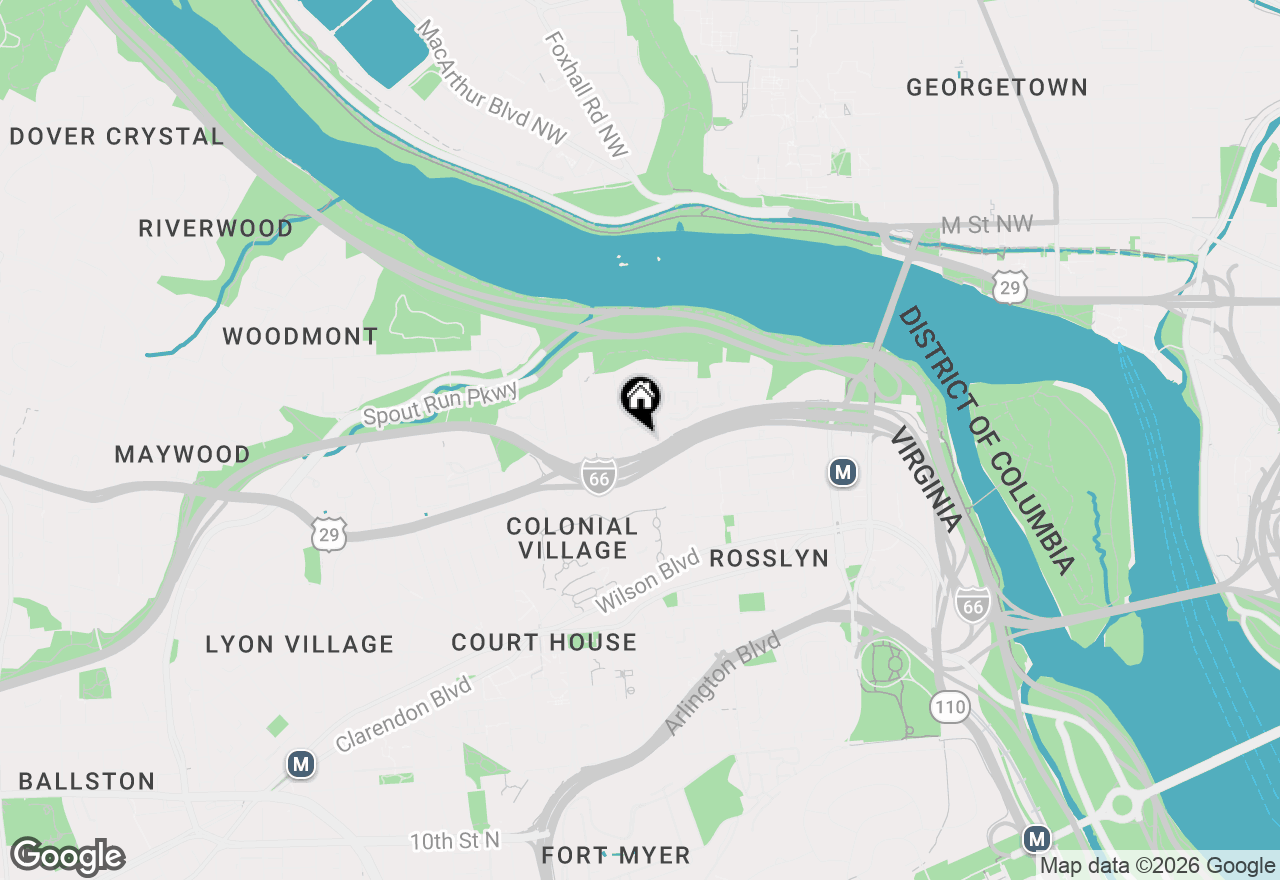 Map of 1824 21st Street N, Arlington, VA 22209