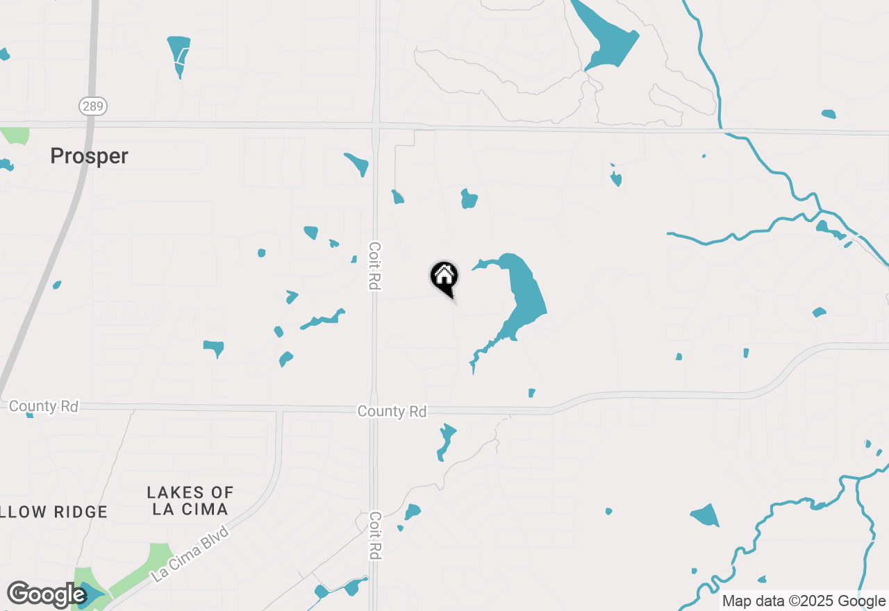 Map of 431 Lakepoint Circle, Prosper, TX 75078