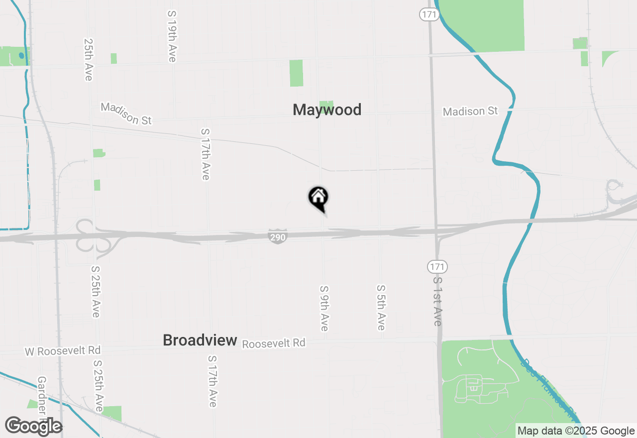 Map of 1706 S 9th Avenue, Maywood, IL 60153