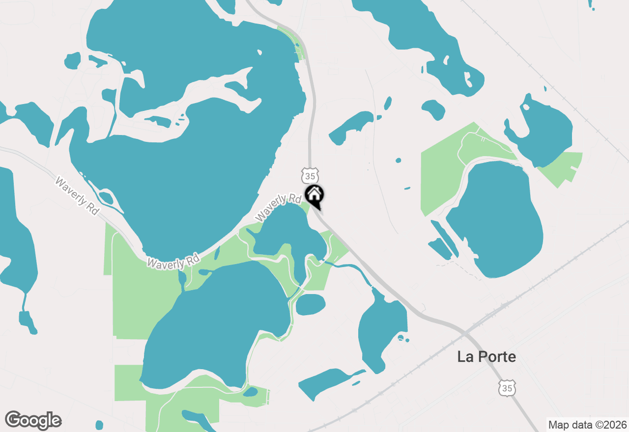 Map of 410 Pine Lake Avenue #D, La Porte, IN 46350