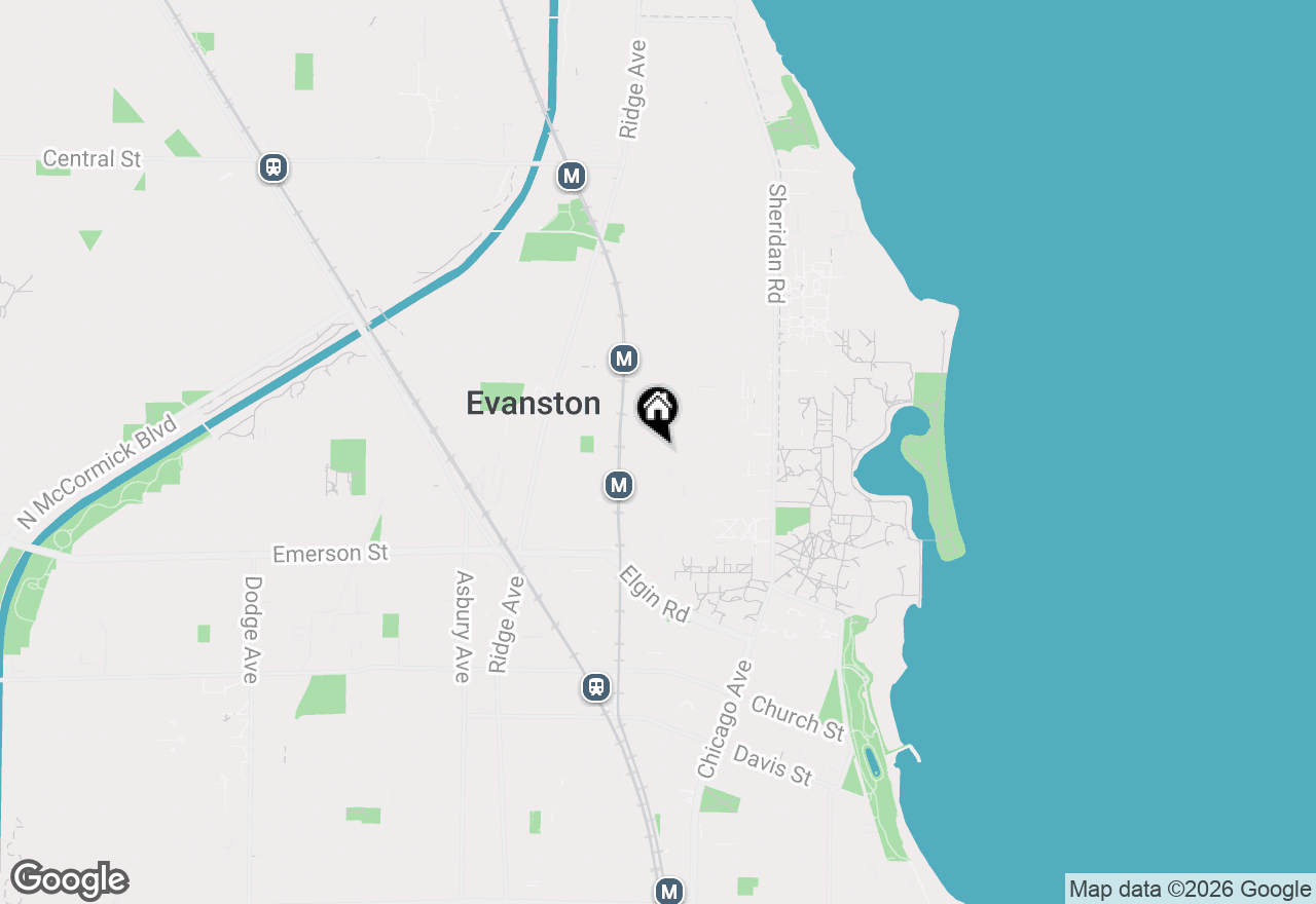 Map of 2036 Sherman Avenue, Evanston, IL 60201