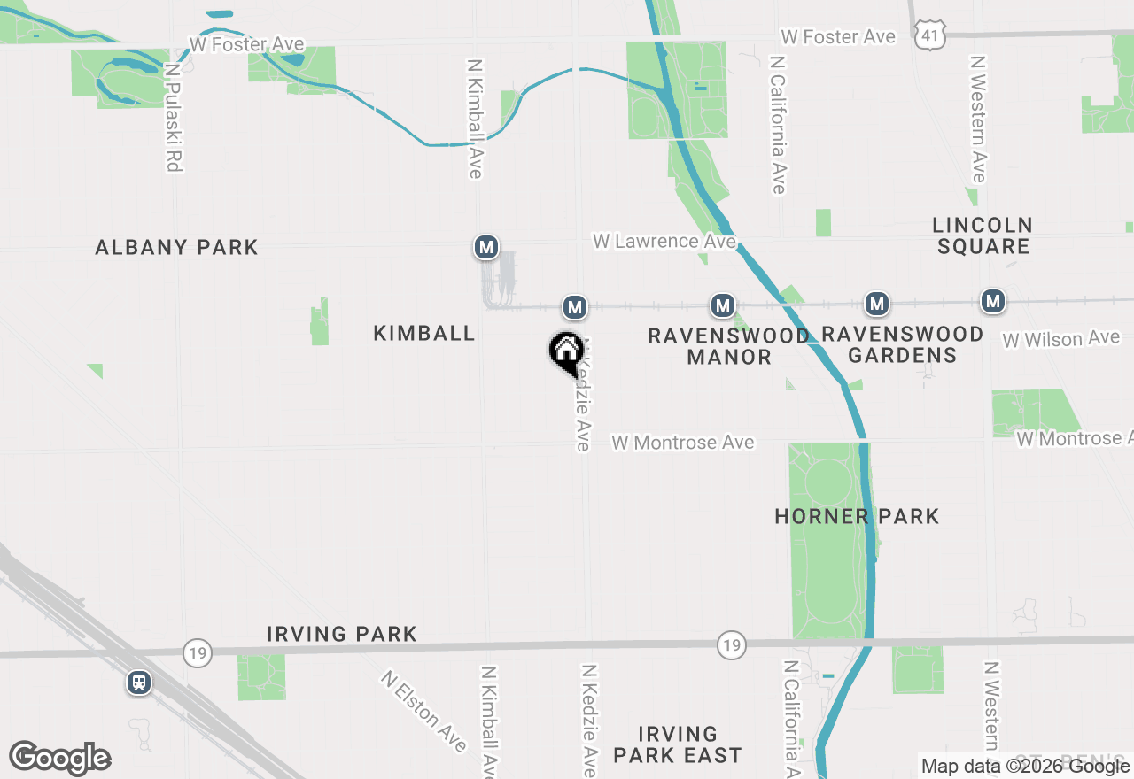 Map of 3222 W Sunnyside Avenue #2E, Chicago, IL 60625