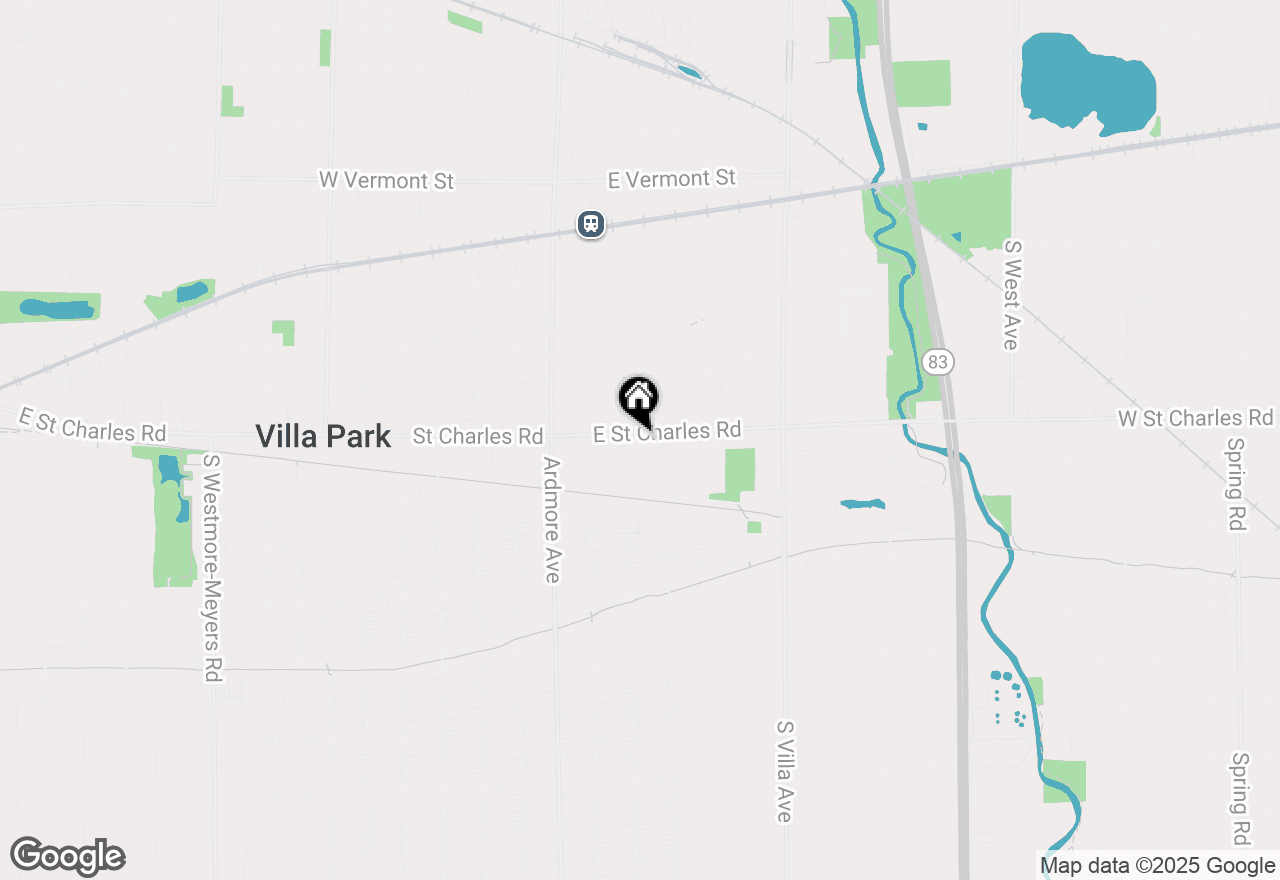 Map of 123 E Saint Charles Road #23, Villa Park, IL 60181