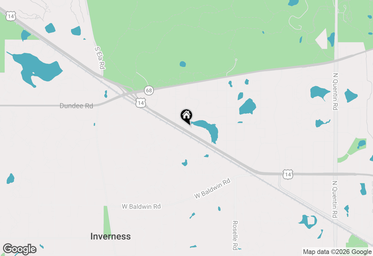 Map of 1679 W Ethans Glen Drive, Palatine, IL 60067