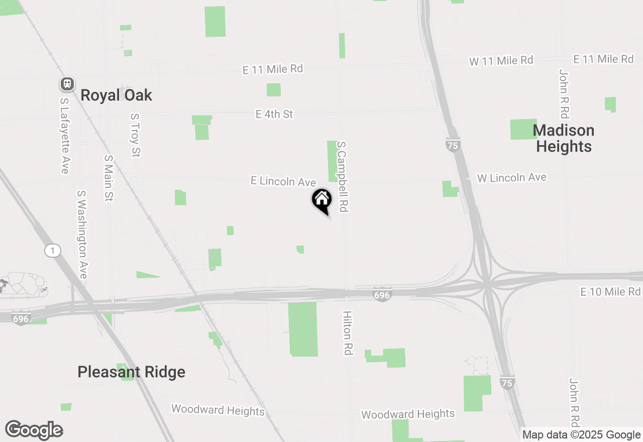 Map of 1103 Mclean Avenue, Royal Oak, MI 48067