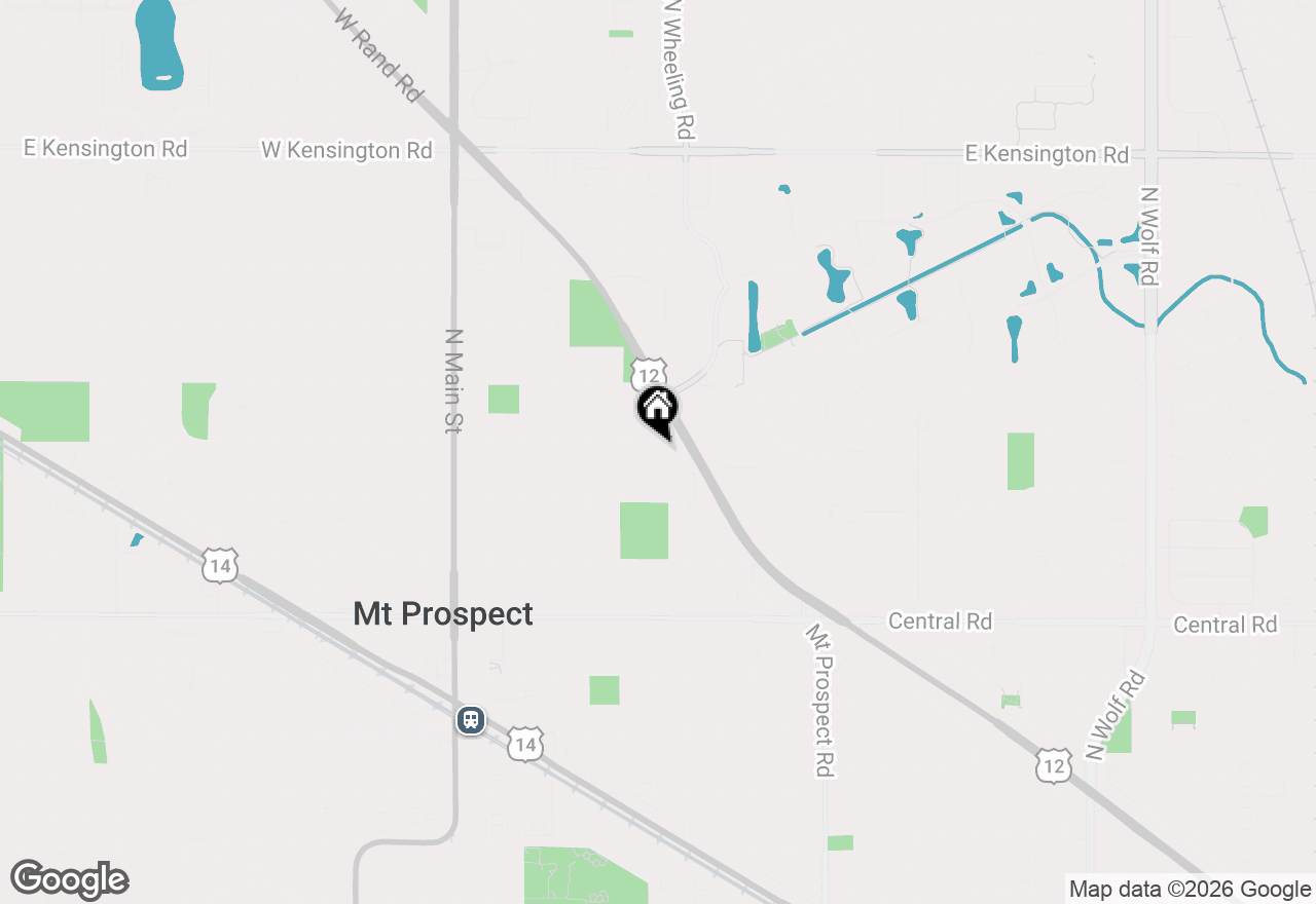Map of 219 N William Street, Mount Prospect, IL 60056