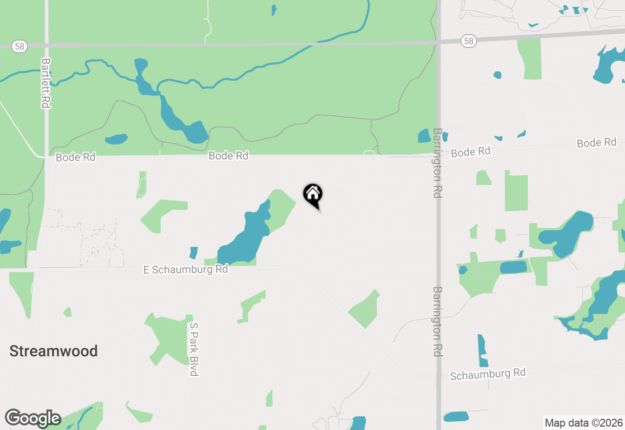 Map of 151 Egan Drive, Streamwood, IL 60107