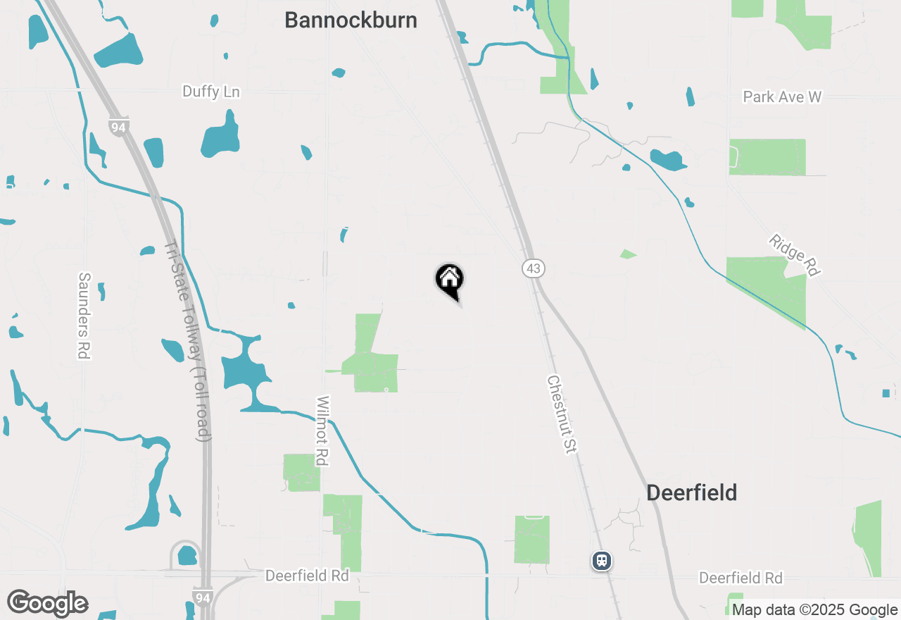 Map of 1265 Woodland Drive, Deerfield, IL 60015