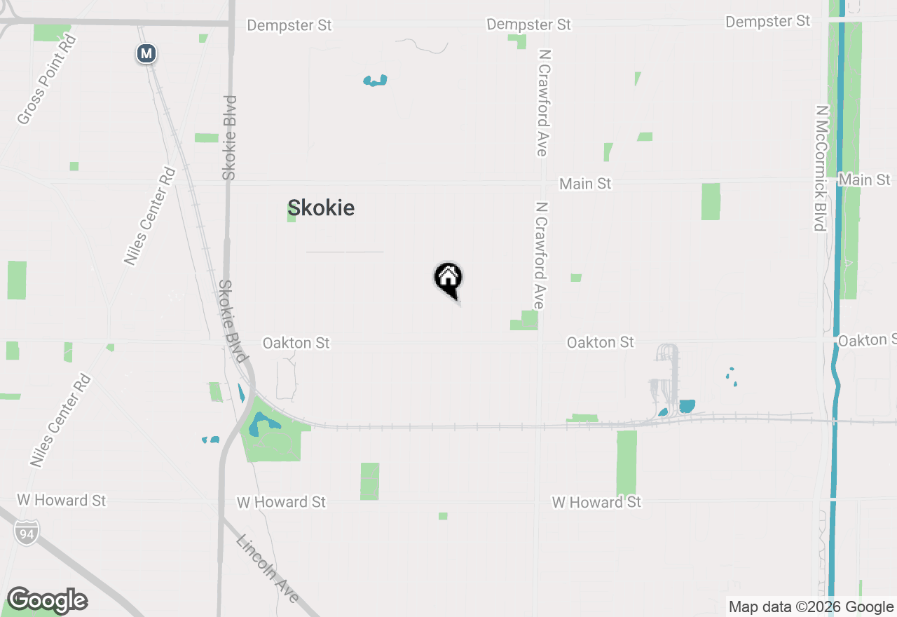 Map of 4219 Keeney Street, Skokie, IL 60076