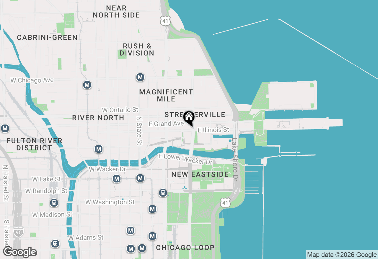 Map of 240 E Illinois Street #402, Chicago, IL 60611