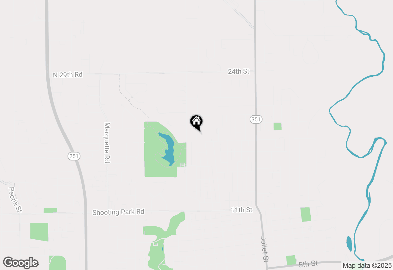 Map of 1817 Creve Coeur Street, Lasalle, IL 61301