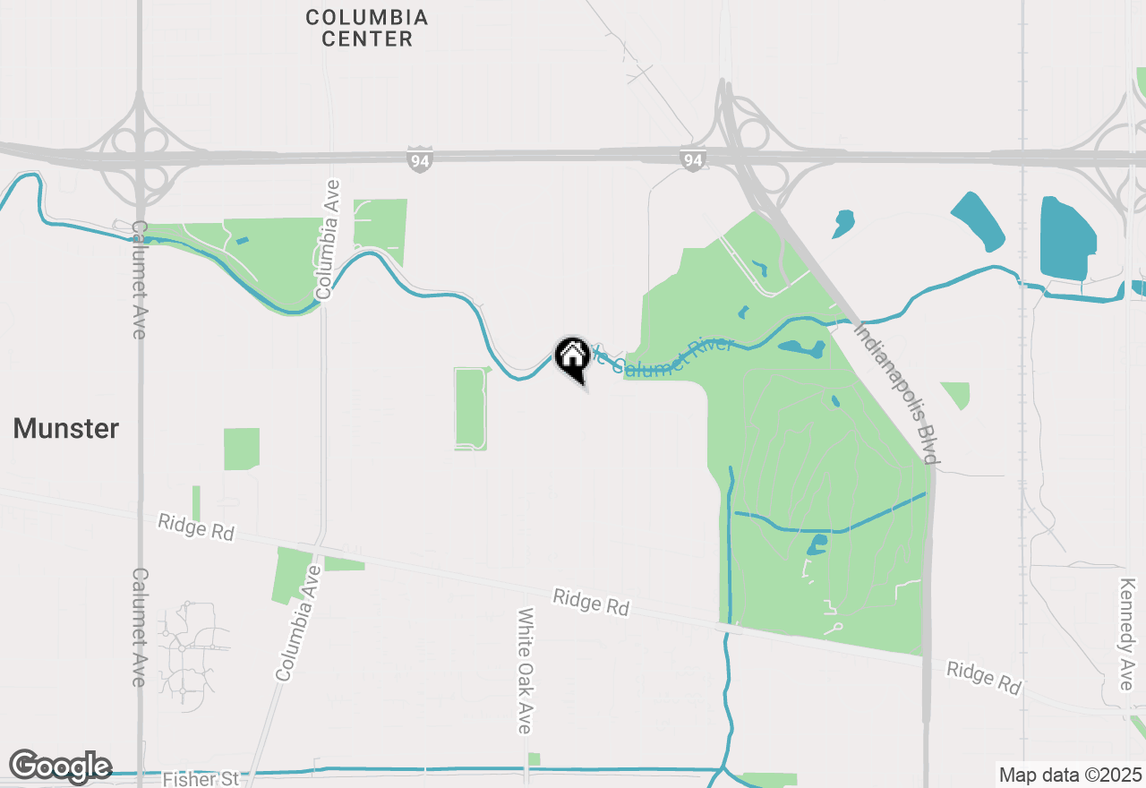 Map of 8128 Oakwood Avenue, Munster, IN 46321