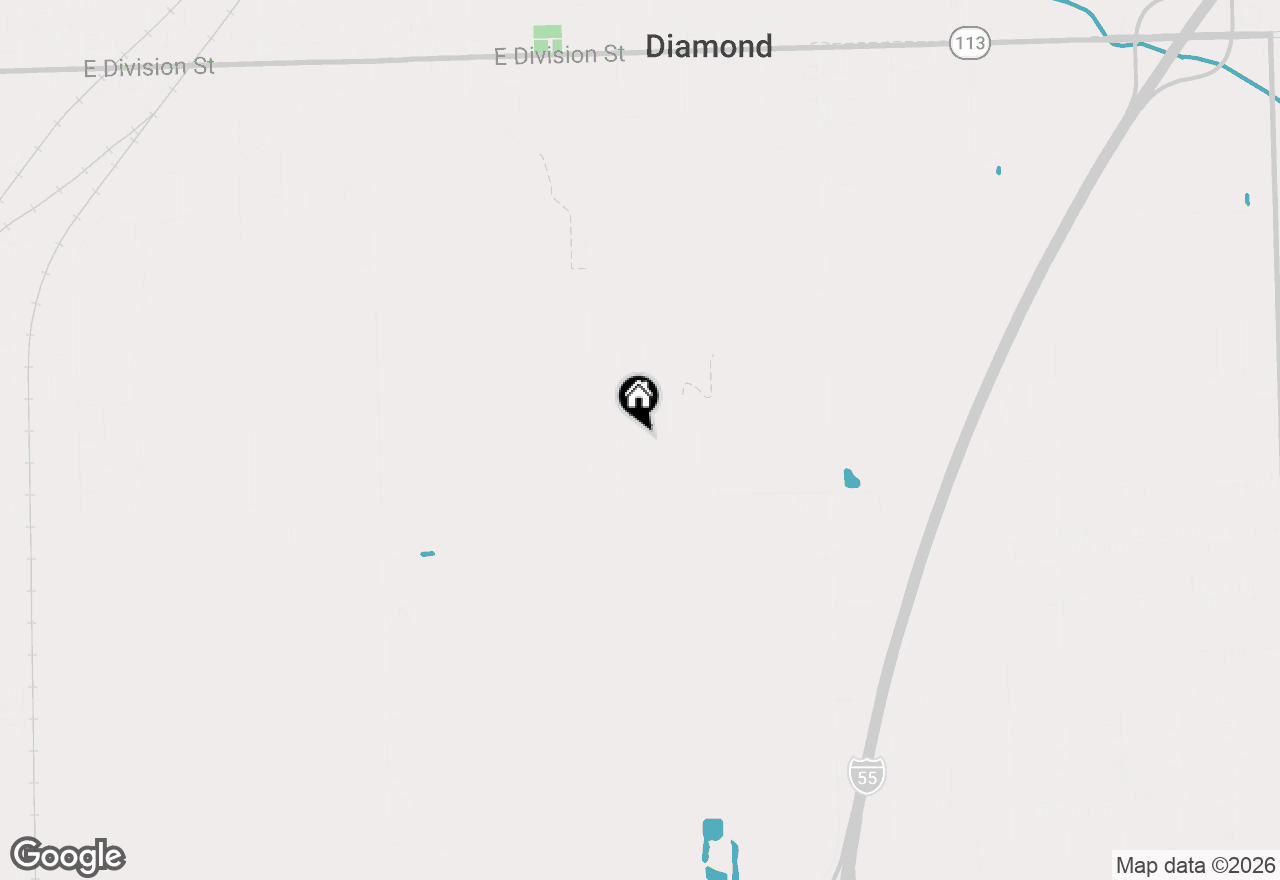 Map of 1160 S Heritage Drive, Diamond, IL 60416