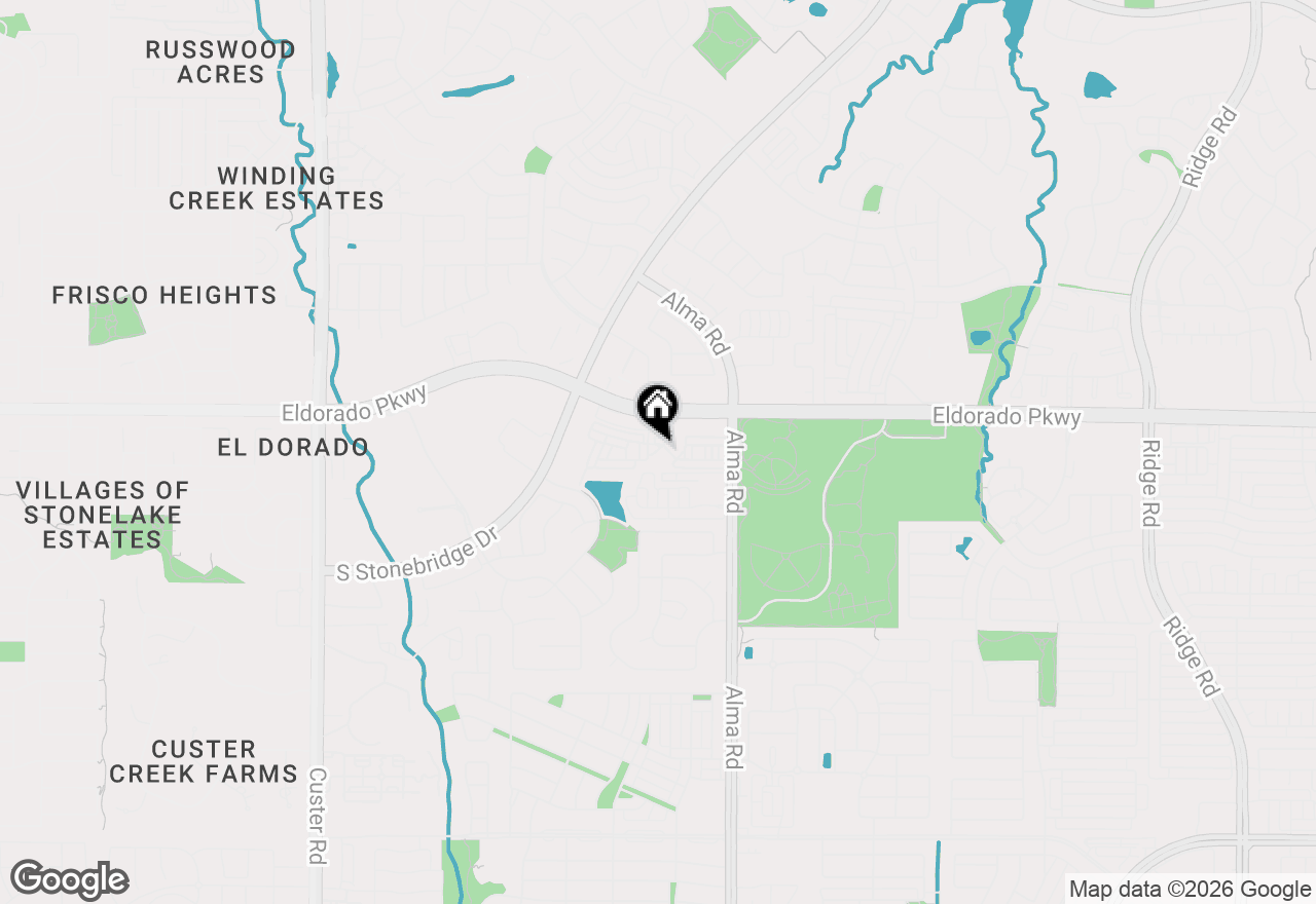 Map of 3075 Willow Grove Boulevard #3804, Mckinney, TX 75070