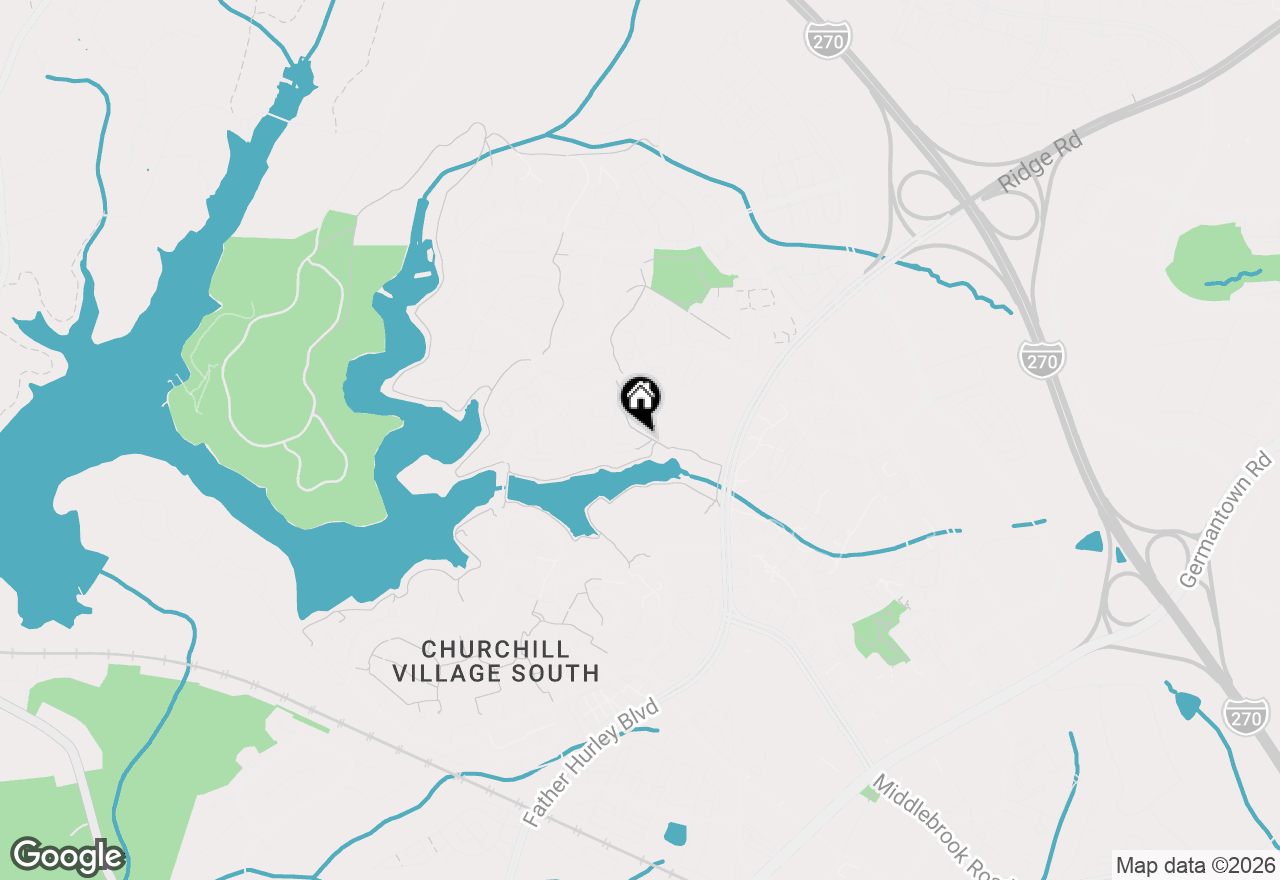 Map of 20405 Afternoon Lane, Germantown, MD 20874