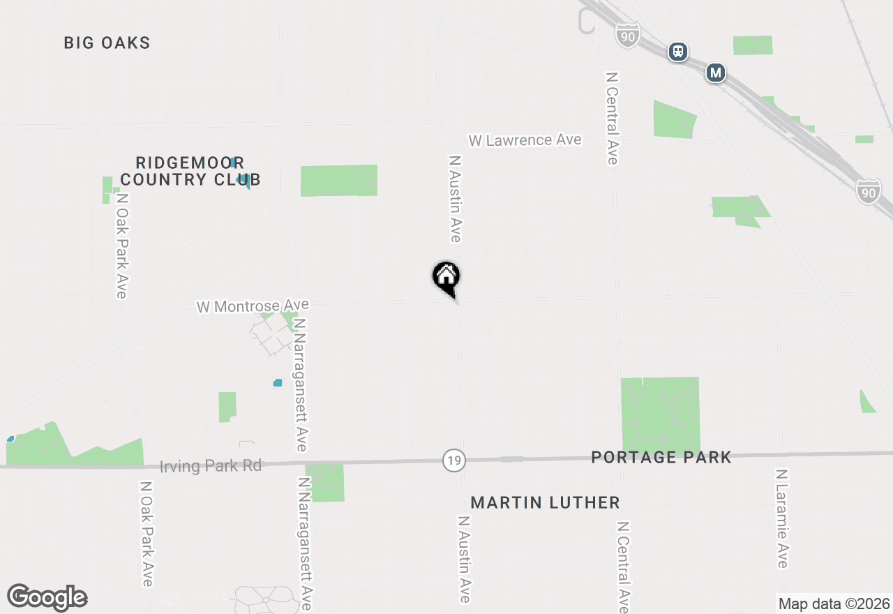 Map of 6017 W Montrose Avenue #2, Chicago, IL 60634