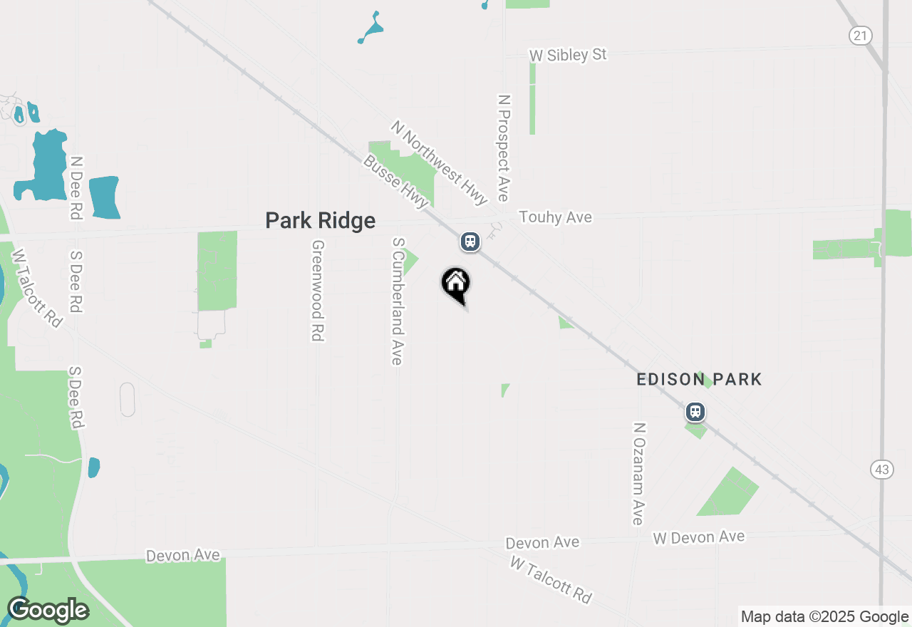 Map of 315 S Prospect Avenue, Park Ridge, IL 60068