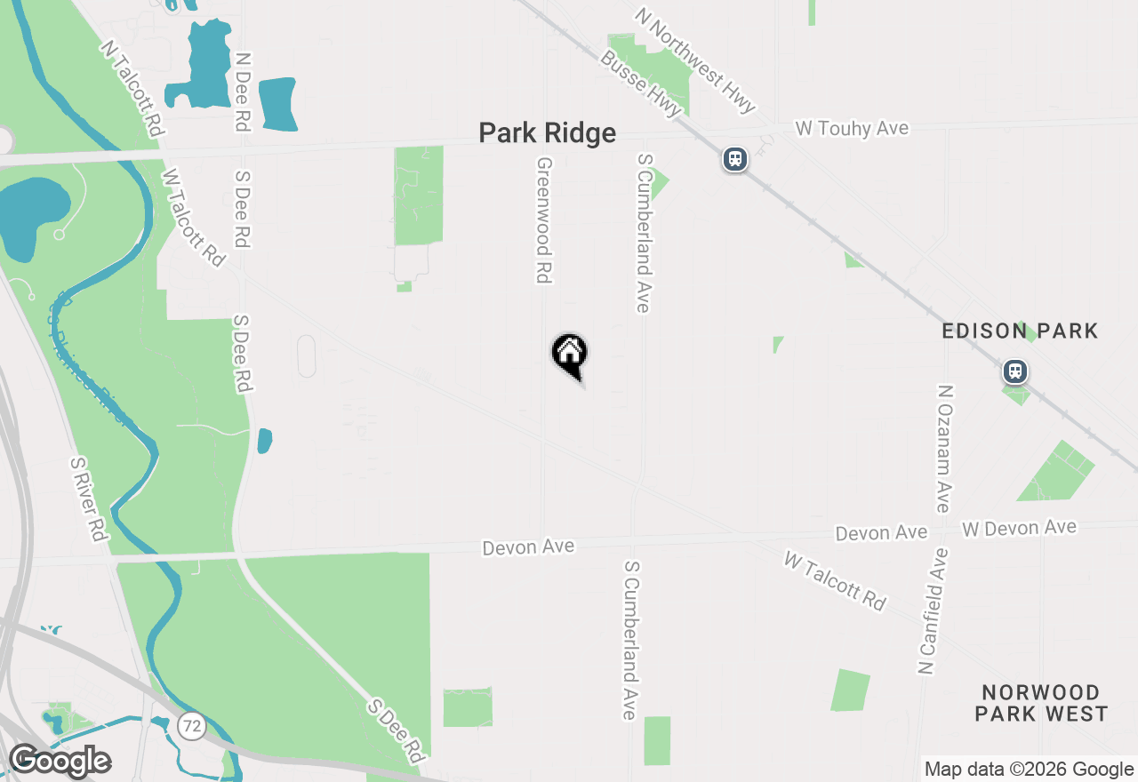 Map of 724 S Chester Avenue, Park Ridge, IL 60068
