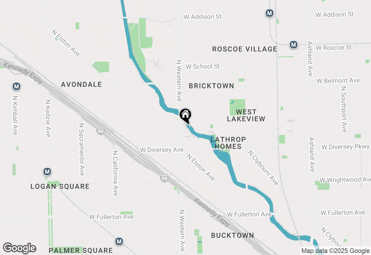 Map of 2920 N Riverwalk Drive #38, Chicago, IL 60618
