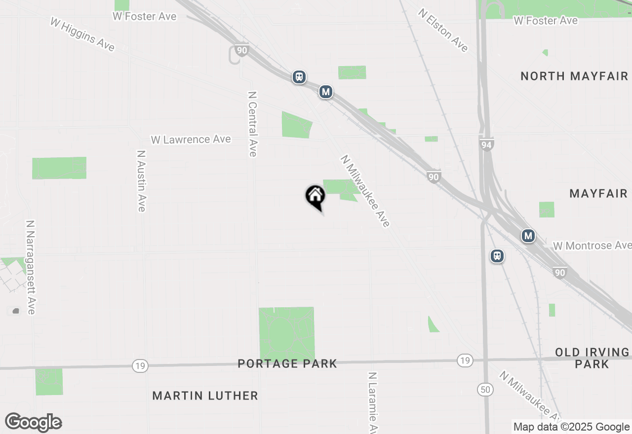 Map of 5352 W Sunnyside Avenue, Chicago, IL 60630