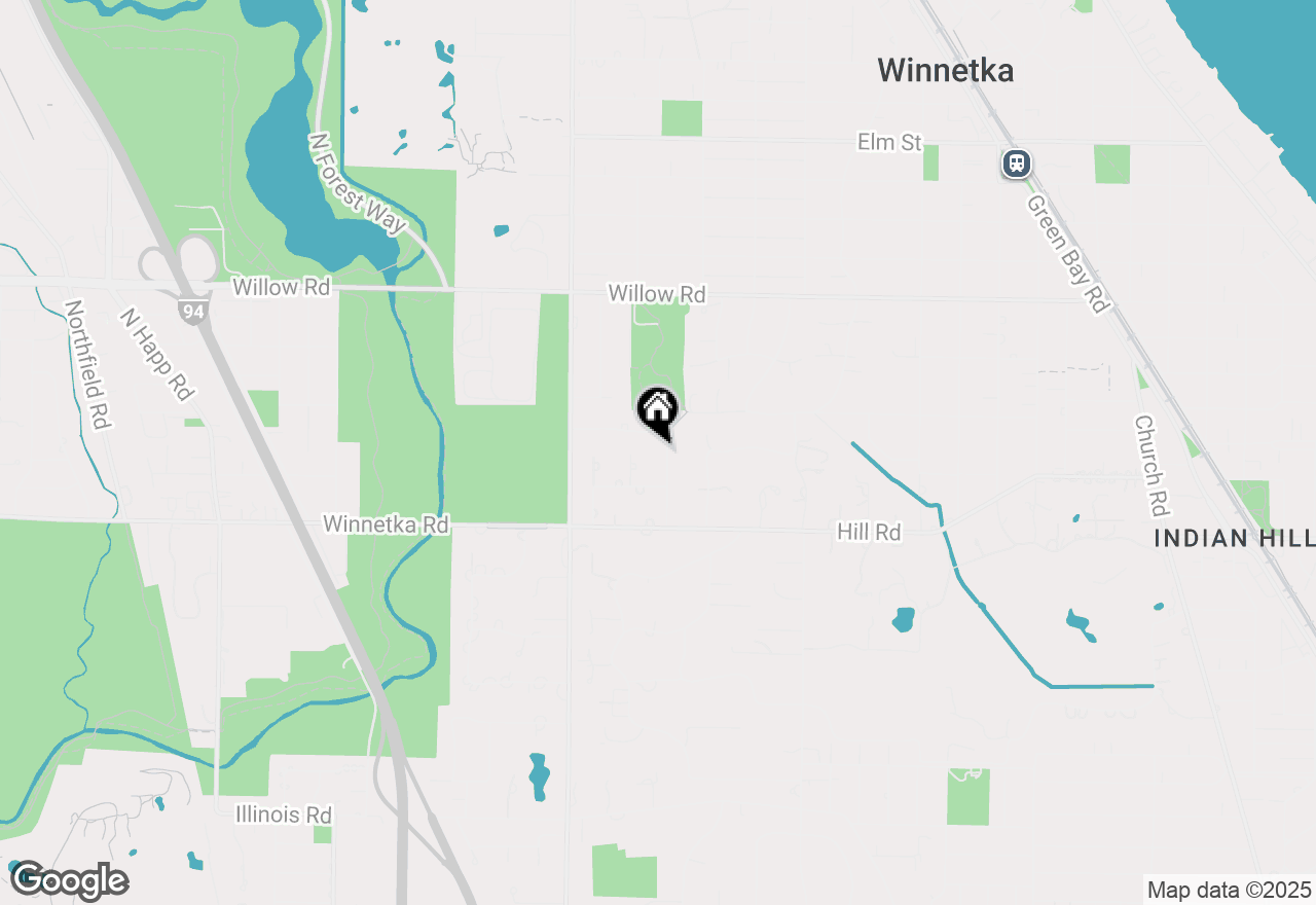 Map of 180 Apple Tree Road, Winnetka, IL 60093