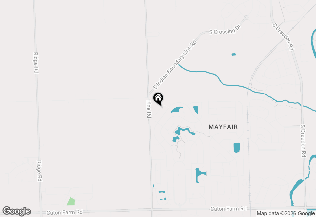 Map of 6931 Creekside Drive, Plainfield, IL 60586