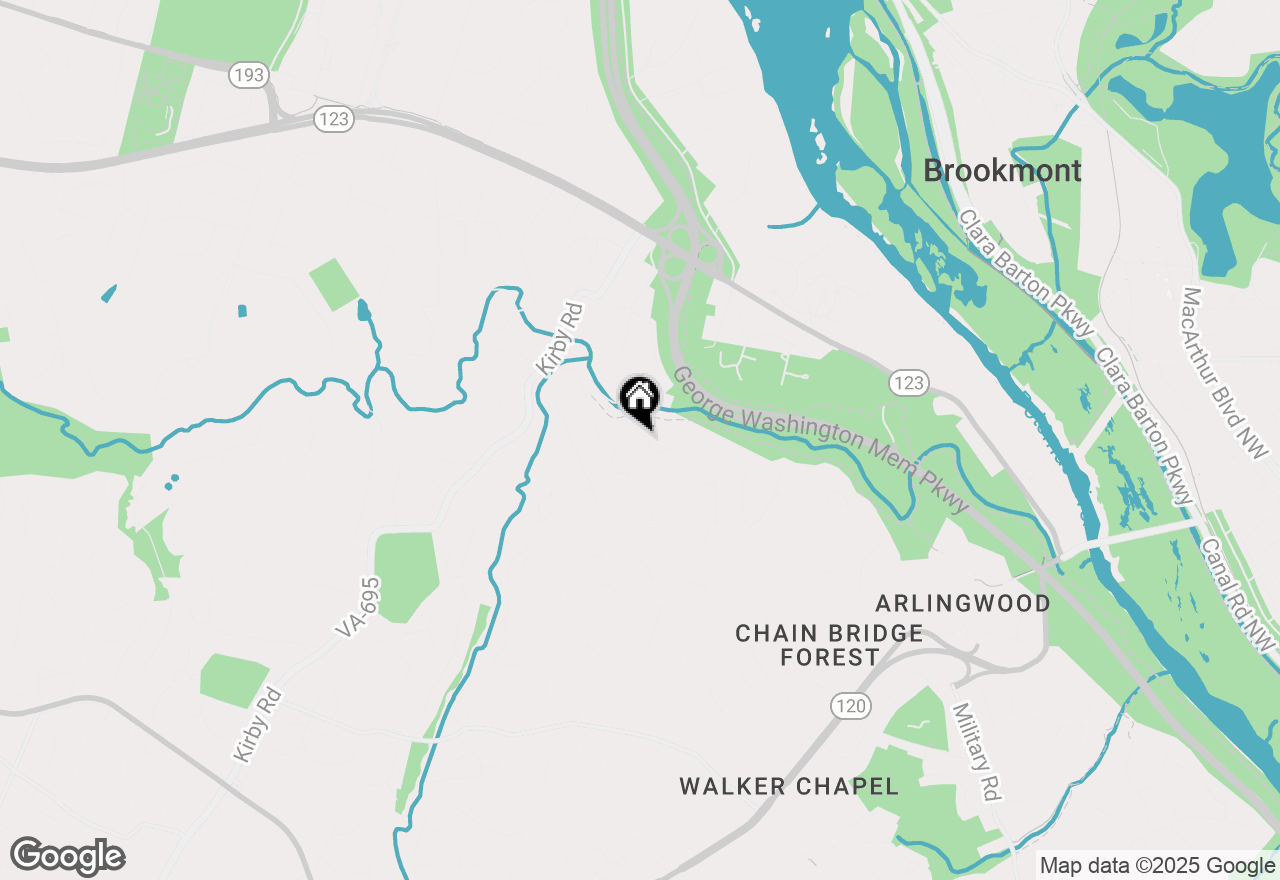 Map of 1426 Highwood Drive, Mclean, VA 22101