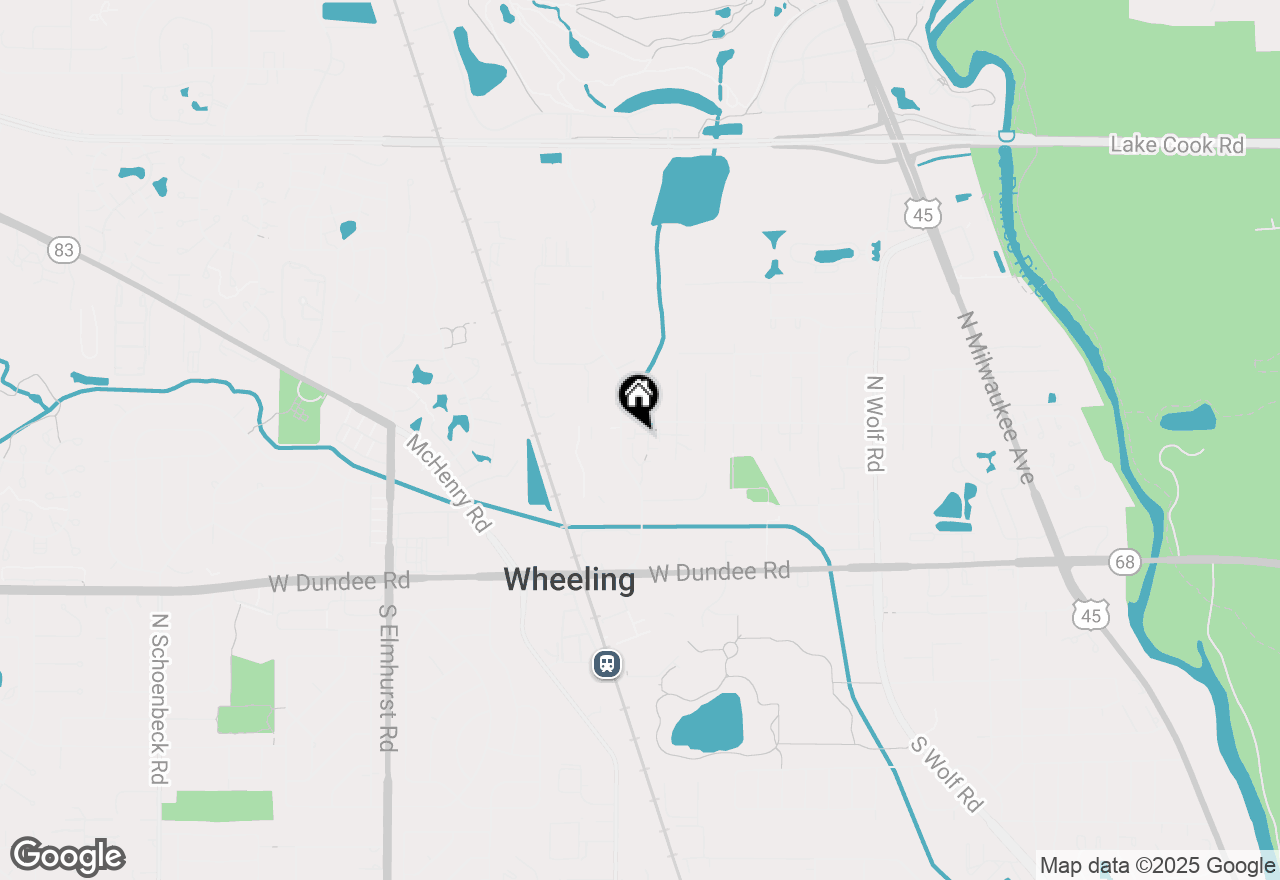 Map of 271 Northgate Parkway #E, Wheeling, IL 60090