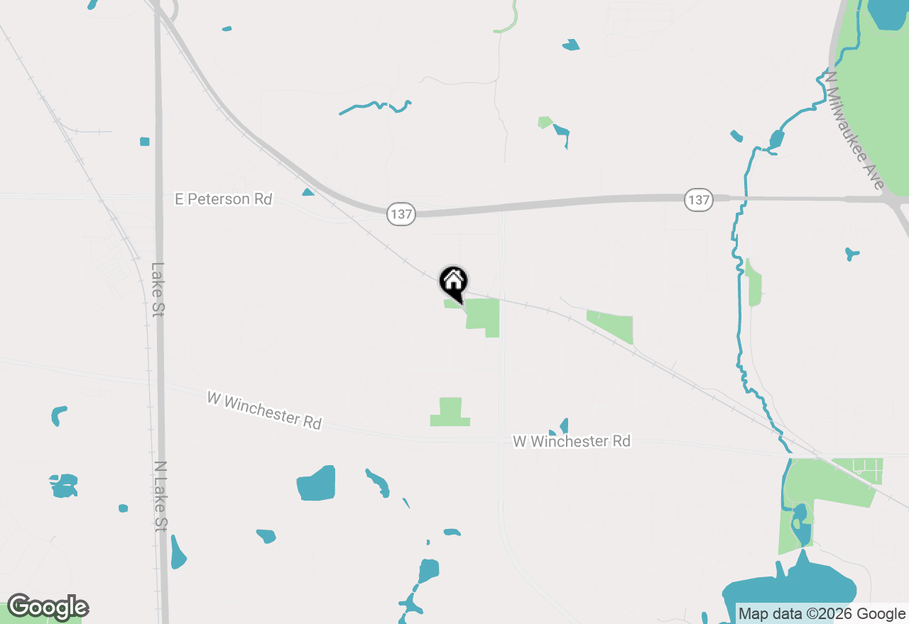Map of 1413 Annie Lane, Libertyville, IL 60048