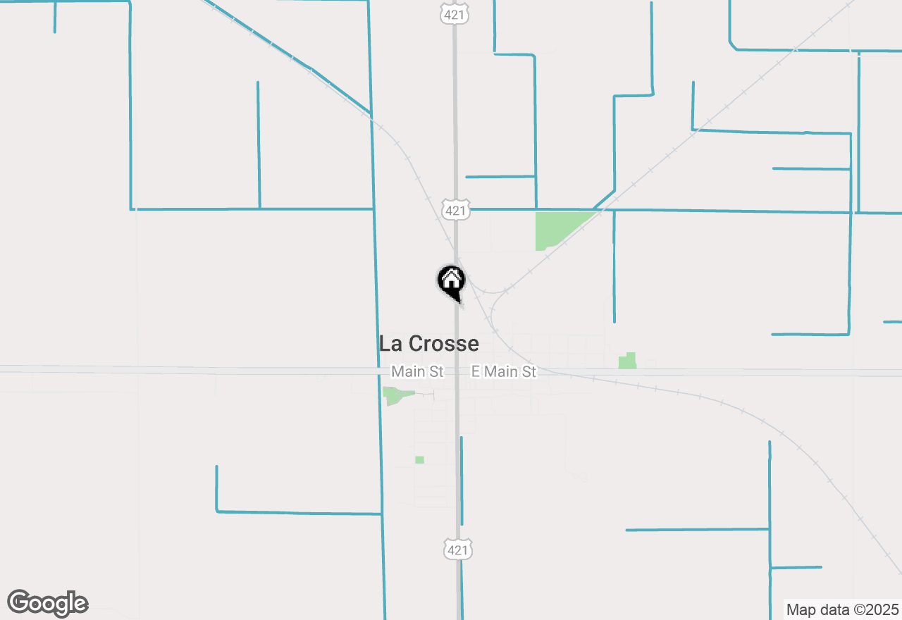 Map of 302 S Washington Street, Lacrosse, IN 46348