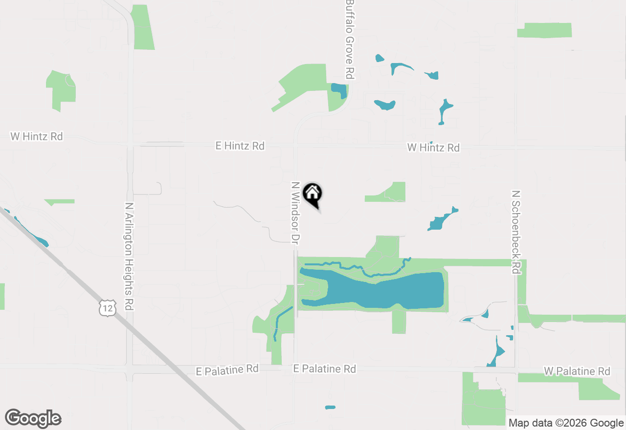 Map of (Address confidential), Arlington Heights, Illinois 60004