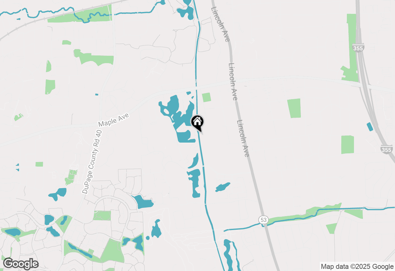 Map of 5534 E Lake Drive #E, Lisle, IL 60532