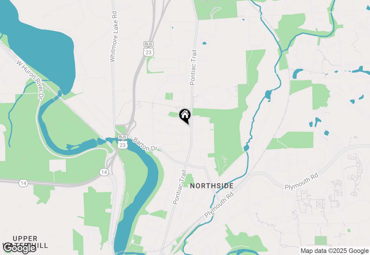 Map of 634 Manor Drive, Ann Arbor, MI 48105