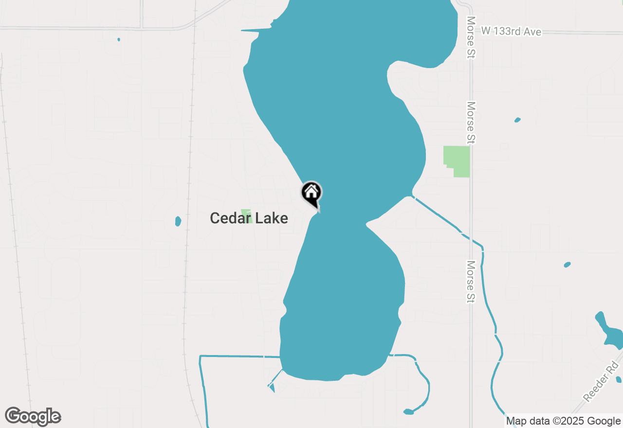 Map of 13941 Lakeview Point Road, Cedar Lake, IN 46303