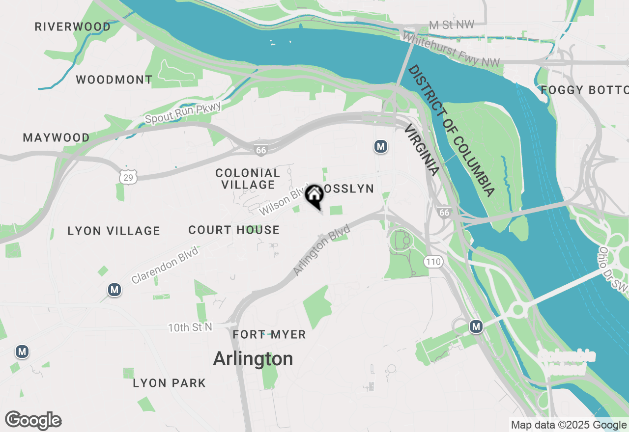 Map of 1701 16th Street N #352, Arlington, VA 22209