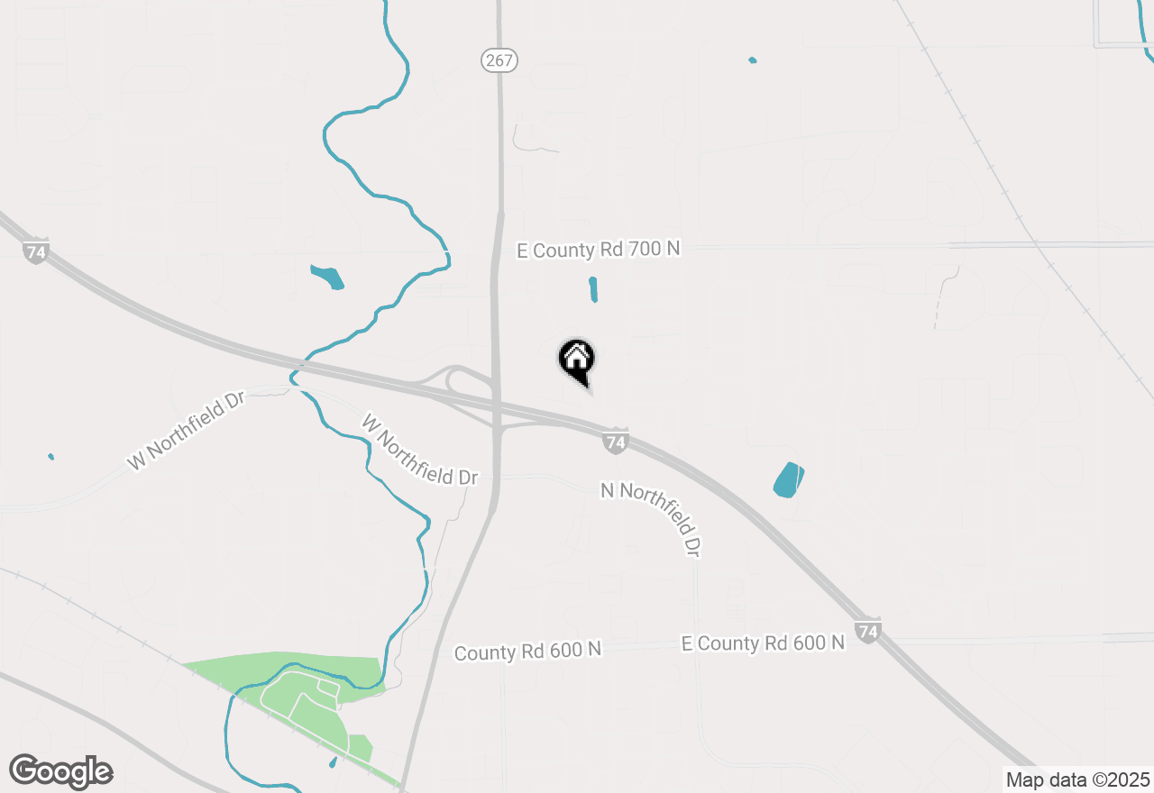 Map of 1202 Whittington Drive, Brownsburg, IN 46112