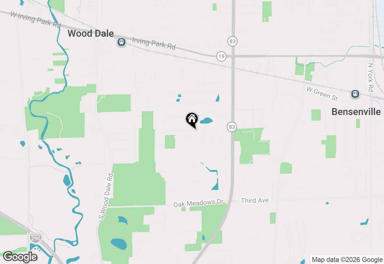 Map of 398 Woodlane Court, Wood Dale, IL 60191