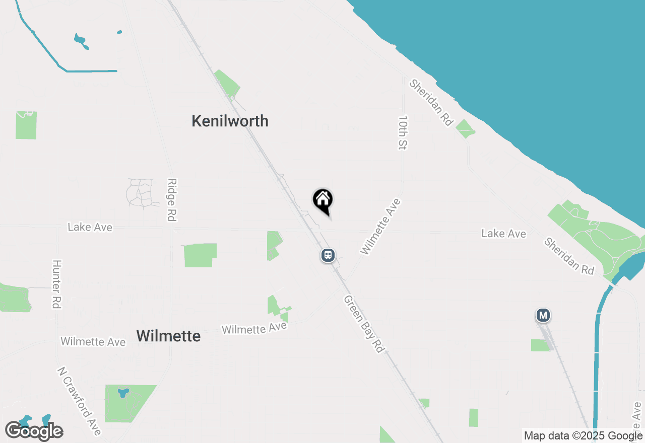 Map of 914 13th Street, Wilmette, IL 60091