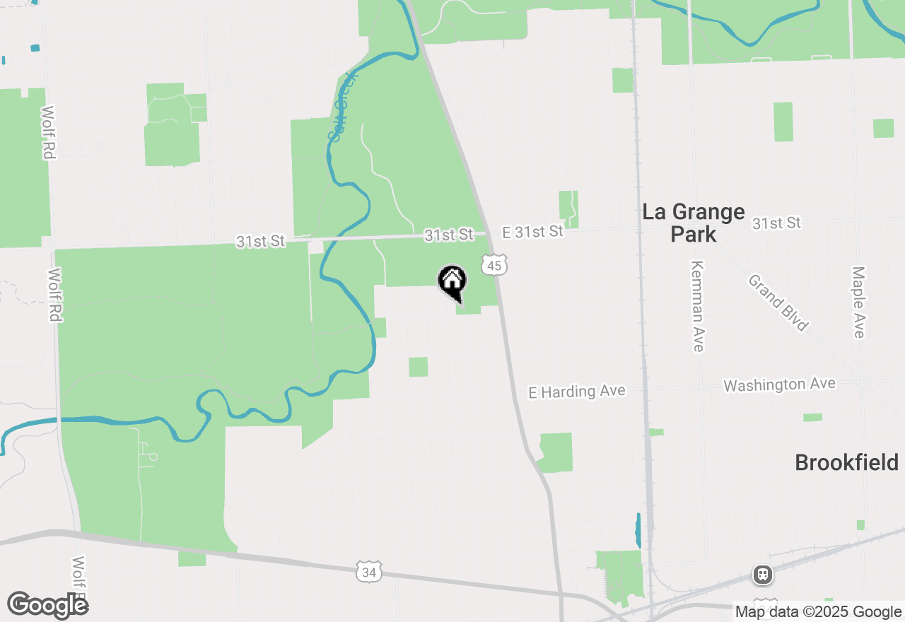 Map of 901 N Spring Avenue, La Grange Park, IL 60526