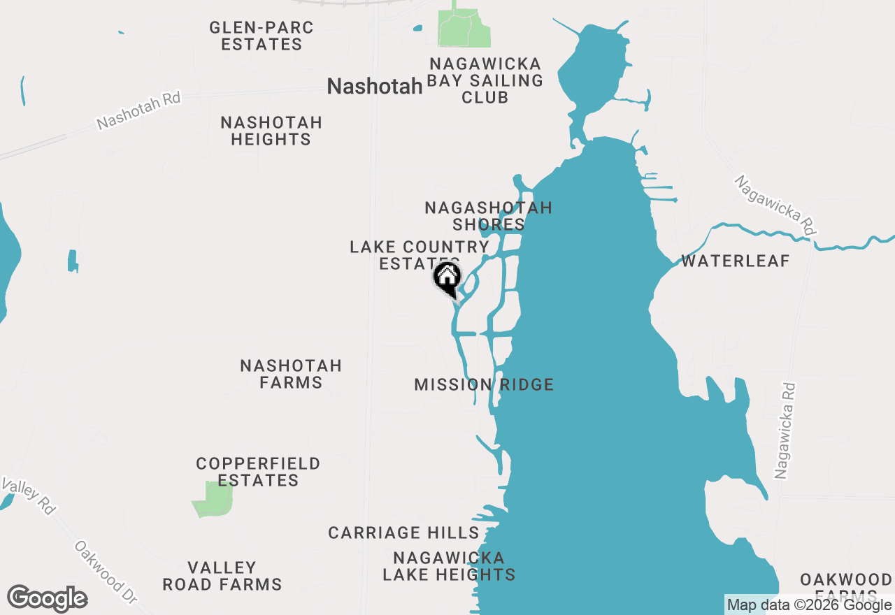 Map of 3024 Nagawicka Ave, Delafield, WI 53018