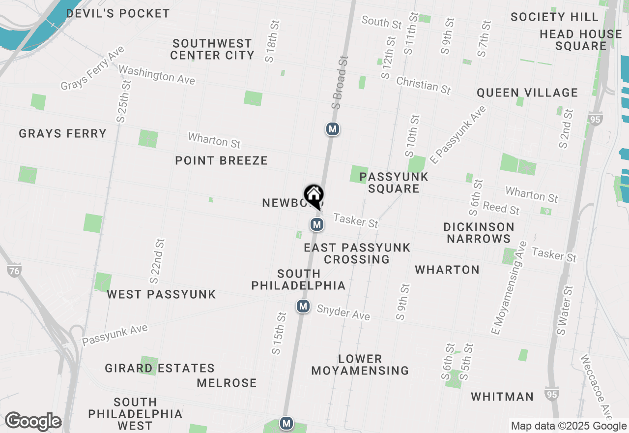 Map of 1602 S Broad Street #1, Philadelphia, PA 19145