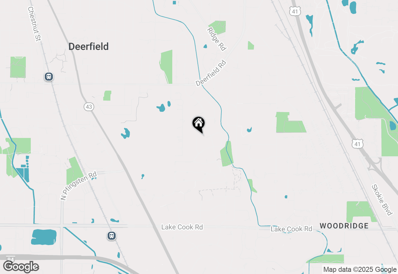 Map of 505 Standish Drive, Deerfield, IL 60015