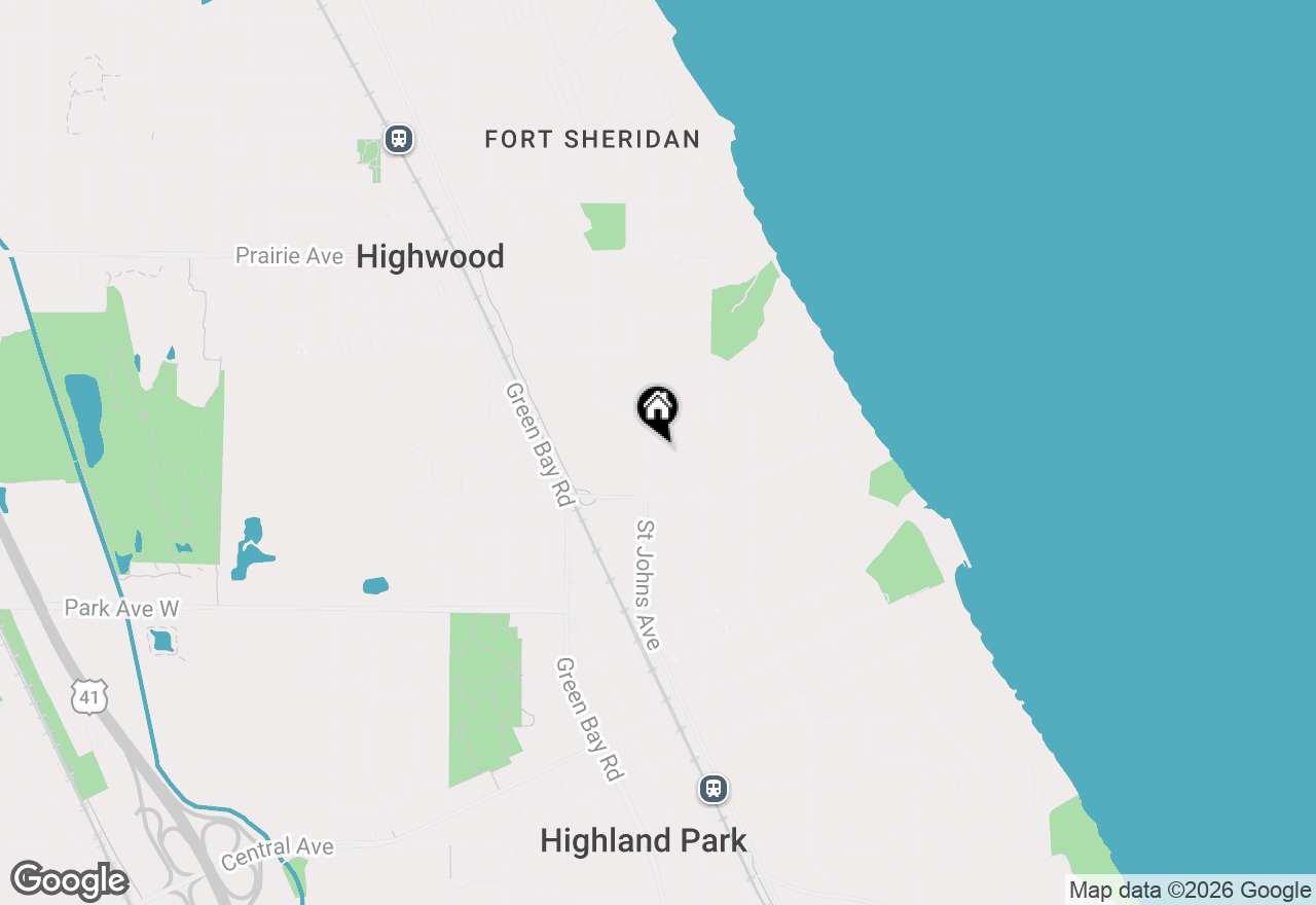 Map of 2269 Saint Johns Avenue, Highland Park, IL 60035